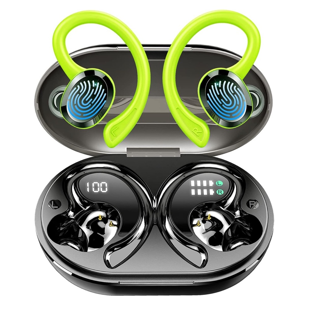 New - Wireless Earbuds Bluetooth 5.3 Headphones Over Ear Waterproof Earphones